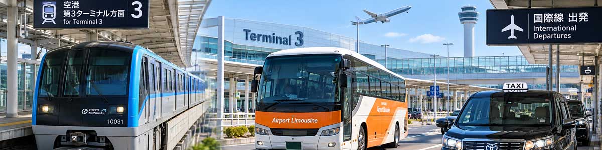 일본 공항 시내 이동 전철·리무진버스·택시 비교
